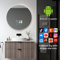 Miroir Intelligent Grace Fabriqué En Usine AI Magique Vercon Bluetooth Haut-parleur Pour La Salle De Bain YouTube Android IP44