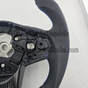 New Product <b>Explosion</b> LED Carbon Fiber Perforated Leather Steering Wheel for Toyota GR Supra Car Steering Wheel - Product Image 6