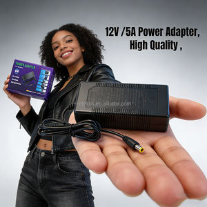 อะแดปเตอร์ไฟฟ้ากระแสตรง 12V 5A/4A/3A วัสดุ PC สำหรับจ่ายไฟตรวจสอบเสียง - Product Image 6