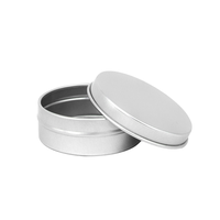 Boîte en métal aluminium ronde de 100 ml pour gâteau au chocolat et bonbons
