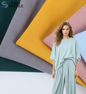 Tessuto Crepe Moss Pesante 300gsm ad Alta Torsione 92% Poliestere 8% Spandex Elasticizzato in 4 Direzioni per Abiti e Vestiti - Product Image 1