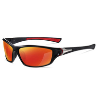 Lunettes de soleil de sport polarisées UV400 coupe-vent pour la course, le cyclisme, la conduite et les activités de plein air