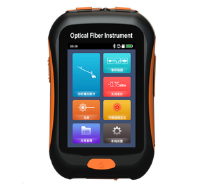 เครื่องทดสอบไฟเบอร์ออปติกแบบพกพา NK2800 Mini Active Fiber Live Test 1550nm 20dB 80KM พร้อมหน้าจอสัมผัส  วัดค่า OPM VFL OLS  พร้อมไฟ LED  รองรับหัวต่อ SC UPC/APC - Product Image 4