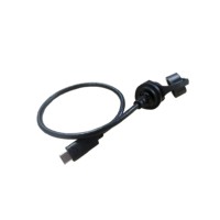 Adaptador Redondo de Nylon Tipo-C Impermeable IP67 Lshitech, Conector de Cable Macho/Hembra de 3A, 0.3-1m, Montaje en Panel USB-C