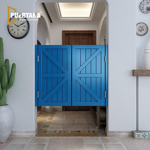 Retro Double Two Way Swing porta in legno Custom Cafe Saloon Bar Fence Half Waist Cowboy Doors - Product Image 4