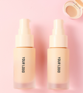 Correcteur longue durée deux-en-un et fond de teint liquide hydratant Crème <span class=keywords><strong>solaire</strong></span> végétalienne transparente naturelle étiquetée Ingrédients végétaliens - Product Image 4