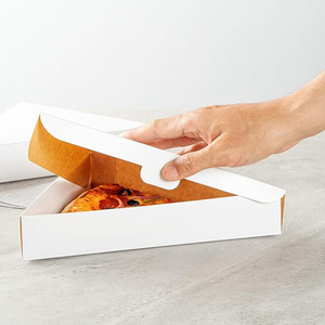 Vỏ sò bánh <span class=keywords><strong>pizza</strong></span> lát container-dầu bằng chứng nhãn ổ khóa giấy trắng riêng biệt bánh <span class=keywords><strong>pizza</strong></span> hộp cho nhà hàng tùy chỉnh bánh <span class=keywords><strong>pizza</strong></span> boxs - Product Image 5