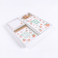 Bloc-notes adhésif en papier personnalisé avec logo personnalisé, créatif, coloré, fait à la main, ensemble de papeterie, cadeau promotionnel, 20x21cm, couleur