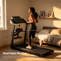 Caminadora Inteligente Plegable para Interiores, Automática, Multifuncional, Silenciosa, con Inclinación, para Hombres y Mujeres, Equipo de Fitness para el Hogar