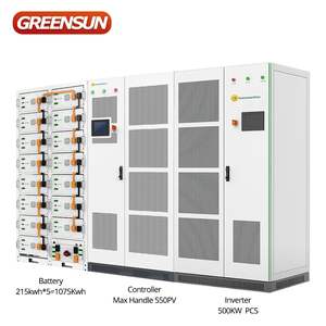 Контейнерная батарея Greensun 20 футов, 768 В 314Ah, Высоковольтная аккумуляторная батарея, инверторная система хранения энергии с охлаждением - Product Image 3