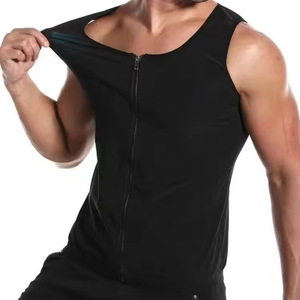 Gilet sportivo per il Fitness da uomo con cerniera corsetto per il corpo della casa <span class=keywords><strong>tuta</strong></span> <span class=keywords><strong>dimagrante</strong></span> per la <span class=keywords><strong>Sauna</strong></span> all'ingrosso - Product Image 4