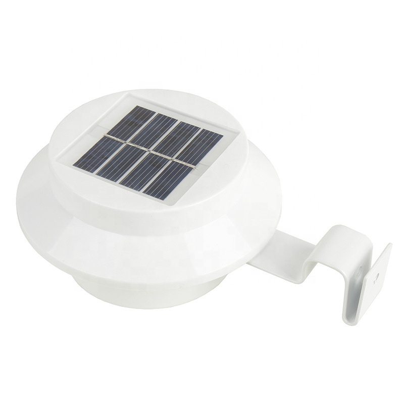 Wall Path Garden 3 LED Circular Sensor Motion Roof Gutter Solarライト