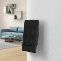 Plaque de Cadre d'Interrupteur Intelligent 220V Standard US en Aluminium, Accessoires de Décoration pour Interrupteur, Certifiée ROHS/ISO9001, Durable et Étanche