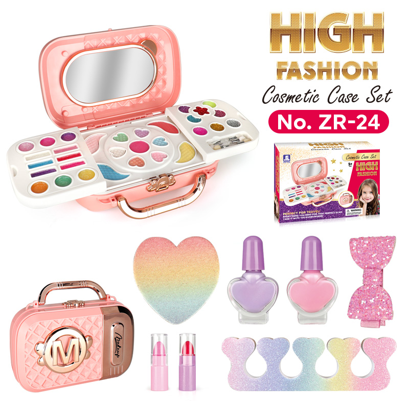 ZYRA TOYS ZR-24 - Safe, Natural Makeup Toy Set for Girls