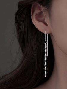 FY-EX159 Orecchini Pendenti in Argento Sterling S925, Accessori per Orecchie alla Moda, Produzione all'Ingrosso - Product Image 4
