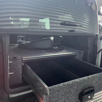 Système de rangement en acier de qualité supérieure pour SUV tout-terrain, glissière supérieure, tiroir simple, ailes latérales Ford Bronco, coffre verrouillable