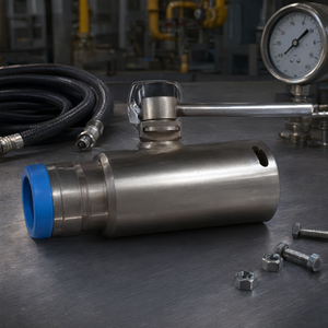 Vanne à boisseau sphérique hydraulique en acier inoxydable avec levier pour applications de systèmes hydrauliques - Product Image 2