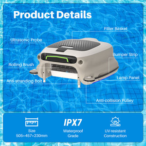 Nuovo Robot Skimmer Wireless per la Pulizia della Superficie dell'Acqua della <span class=keywords><strong>Piscina</strong></span> - Product Image 2