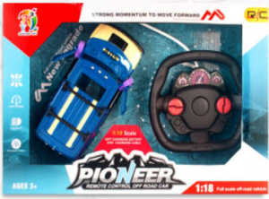 Auto telecomandata Pioneer per fuoristrada, scala 1:18, veicolo elettrico RC per bambini dai 3 anni in su, per interni ed esterni, pronta all'uso. - Product Image 3