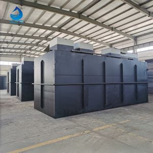 Station <span class=keywords><strong>d</strong></span>'épuration des eaux usées mobiles MBBR MBR <span class=keywords><strong>pour</strong></span> 1500 personnes, système de traitement des eaux usées de 300 m3, station de traitement des eaux usées - Product Image 2