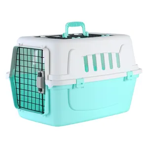 Breathable Air Carrier Dog Carrier Airplane Approved Transport Box Pet Travel Pet Carrier Cage