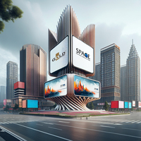 Structure de cadre en alliage d'aluminium durable pour panneau publicitaire extérieur personnalisé avec source lumineuse LED