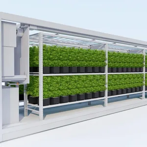 Lyine Hydroponic Fodder container Growing System for Barley/Grass/Bean Spouting planting