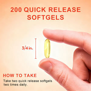 DLA laut dalam <span class=keywords><strong>DHA</strong></span> <span class=keywords><strong>1000</strong></span> <span class=keywords><strong>Mg</strong></span> Omega 3 kapsul minyak ikan suplemen kesehatan untuk jantung otak mata inflamasi dukungan kesehatan - Product Image 4