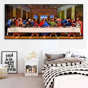 XIXI Kit de Pintura por Números en Lienzo Hecho a Mano, Serie de Pinturas Famosas, La Última Cena, Sin Marco, Ambiente Estético, Arte para el Hogar, Pinturas DIY - Product Image 2