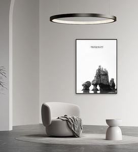 Affiche de luxe moderne, peinture à l'huile de paysage moderne, <span class=keywords><strong>cadre</strong></span> de décoration de maison de salon - Product Image 5