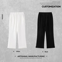 Pantalon Baggy en Coton Personnalisé DTG, Décontracté, avec Broderie Patch, Pantalon de Survêtement Amovible, Pantalon Cargo Camouflage