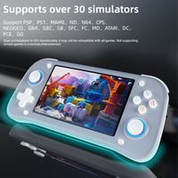 Console de Jeu Portable XF43 avec Grand Écran de 4,3 Pouces, Émulateur PS1 d'Arcade Haute Définition, Wi-Fi, Prise en Charge PSP, 64 128 256 Go