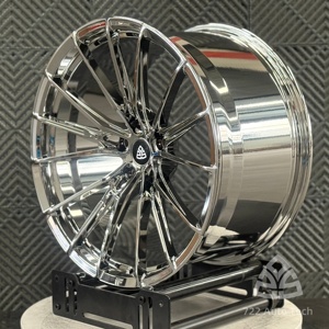 722Auto Jantes forgées chromées effet miroir, neuves, 22-26 pouces, 8x170 6x139.7, à déport profond pour RAM 3500 <span class=keywords><strong>Ford</strong></span> <span class=keywords><strong>Super</strong></span> Duty - Product Image 4