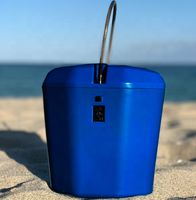 Boîte de sécurité portable pour téléphone portable et portefeuille, en ABS, avec combinaison numérique, pour voyage, plage et intérieur, multicolore