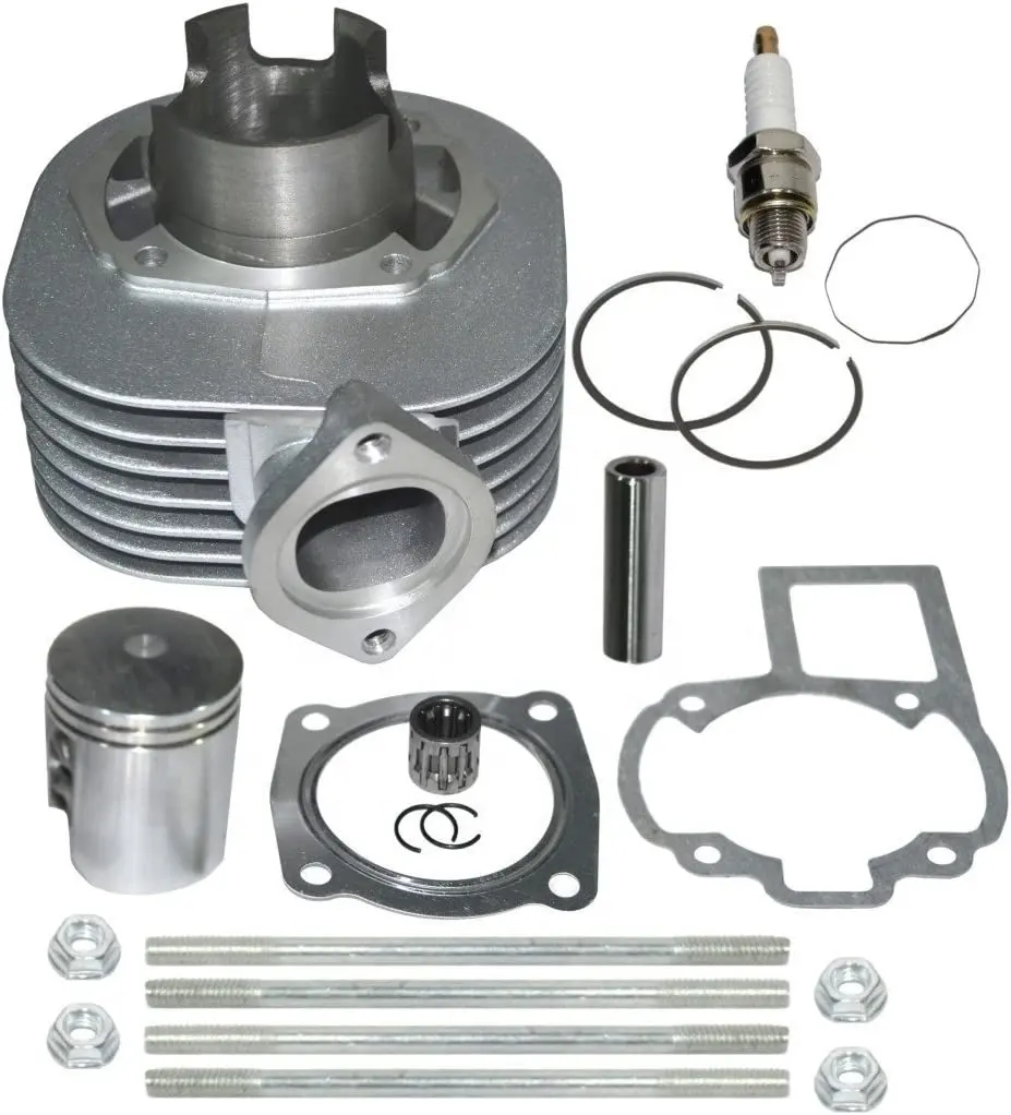 87-06 untuk Suzuki LT80 50Mm LT 80 LT-80 Quad Sport Silinder Saham Bore Lengkap Top End Membangun Kembali Kit 11210-40B01