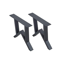 Pieds de table personnalisés en fer et acier, style industriel, pour restaurants, bureaux, bancs, tables à café et mobilier de salle à manger