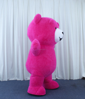 Costume de mascotte géant coloré ours en peluche gonflable 2m/2.6m/3m de haut couleur verte marche gonflable mascotte ours en peluche