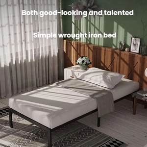 Tous types <span class=keywords><strong>de</strong></span> matelas, cadre <span class=keywords><strong>de</strong></span> lit en acier antidérapant, style industriel, lit pliant modulaire en fer - Product Image 2