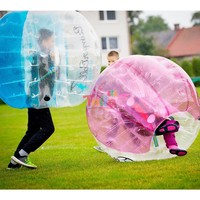 Ballon gonflable de pare-chocs de costume de bulle de TPU portable de football de combat de corps adulte