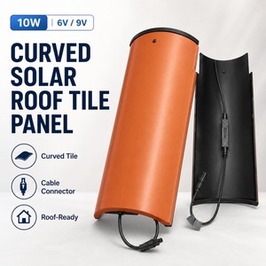 Tejas Solares BIPV de 10W 6V, Impermeables, para Techos Residenciales - Product Image 1
