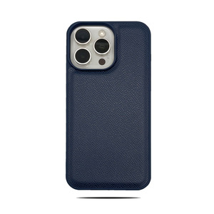 Cover per Cellulare Antiurto di Lusso in Pelle PU Epsom 3D in Rilievo Custodia per Telefono Fundas Piel per <span class=keywords><strong>iPhone</strong></span> 15 16 <span class=keywords><strong>Pro</strong></span> <span class=keywords><strong>Max</strong></span> - Product Image 2