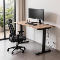 Bureau debout électrique de luxe, design ergonomique moderne, durable, hauteur réglable automatiquement, pour la maison et le bureau