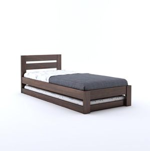 Premium <b>Solid</b> Sheesham <b>Wood</b> <b>Single</b> <b>Bed</b> with Pull-Out Underbed Storage Drawer Dark Walnut Finish Wooden <b>Bed</b> Bedroom Furniture - Product Image 6