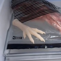 Lame extensible imprimée en 3D en forme de jambe de poulet, lecteur de doigts, jouet de farce, décoration de bureau amusante
