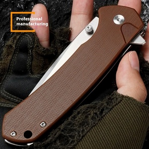 G10 xử lý D2 Tanto lưỡi dao gấp chiến thuật cắm trại sinh tồn dao ngoài trời cắm trại săn bắn Dao Bỏ Túi - Product Image 5