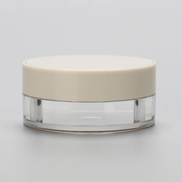 Boîte d'impression personnalisée OMI étui à poudre en vrac transparent en plastique vide pour soins de la peau en gros