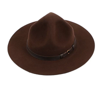NL162 Herren Wollmütze im Sergeant-Stil, Park Ranger Hut, Mountie Trooper Patrol Kostüm-Accessoire