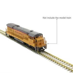 Hp17ho trem ferroviário modelo 50cm, escala ho ferroviária flexível com pista sleeper