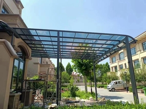 Verre à faible émissivité haute transparence pour véranda, conception de toit polygonal moderne pour utilisation en patio, solution de projet complète, assistance technique en ligne - Product Image 6