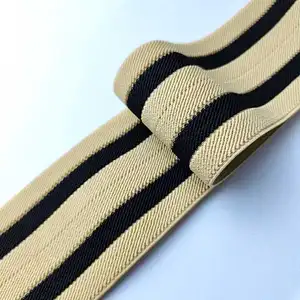 Banda elástica de alta resistencia, banda gruesa y plegable a rayas de Color